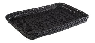 Tablett Bäcker-Maß 60 x 40 5 cm schwarz