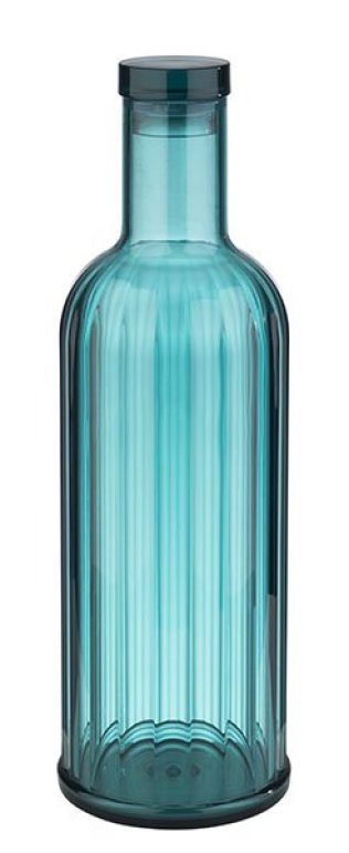 Flasche STRIPES türkis 90 x mm