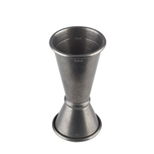 Barmaß 2/4 cl Antik-Edelstahl-Look 45 x mm