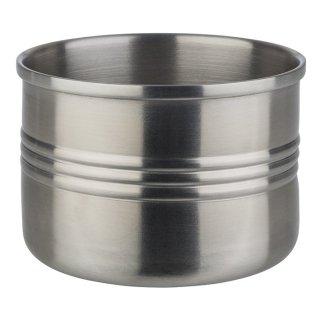 Snackcan Ø 7,5 cm, H: 5,5 cm Edelstahl
