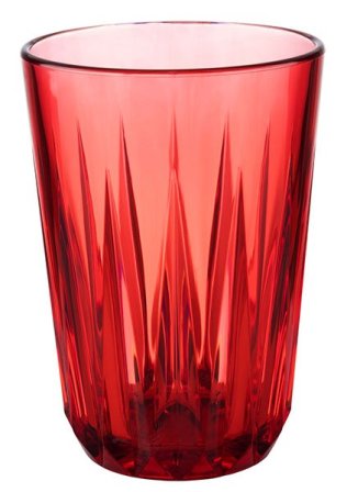 Trinkbecher CRYSTAL 0,15 l red star