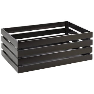 Holzbox -SUPERBOX- GN 1/1-20 schwarz 555 x 350 mm