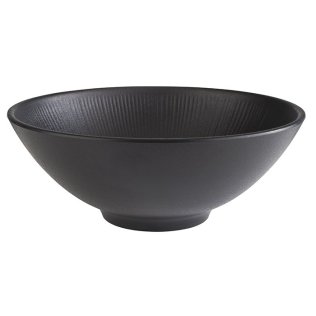 Schale NERO hoch 1,7 l Schwarz
