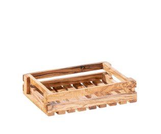 Table Caddy OLIVE 25 x 18 cm H: 6 Braun,