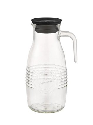 Glaskaraffe OLD FASHIONED 1,8 l mit Sieb (Deckel)