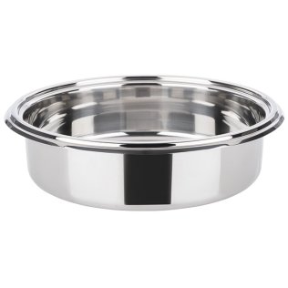 Speisenbehälter rund Ø 30,5 cm H: 8 Edelstahl