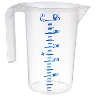 Messbecher STACKABLE Ø 9 cm H: 14 0,5 l