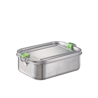 Lunchbox L Edelstahl 20,5 x 14,5 cm