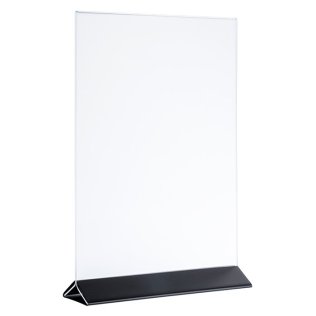 Kartenhalter schwarz für DIN A6 105 x 70 mm