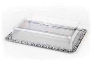 Frischhaltehaube 36,5 x 26 cm H: 7,5 Transparent