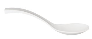 Salatlöffel 24 x 7 cm weiß