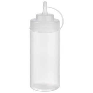 Quetschflasche 490 ml transparent 6er Pack