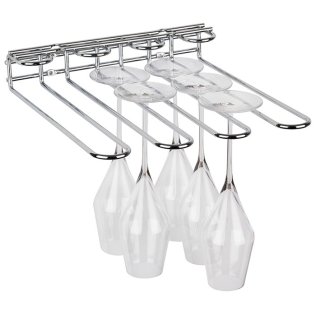 Gläserschiene chrom für 12 Gläser 320 x 295 mm