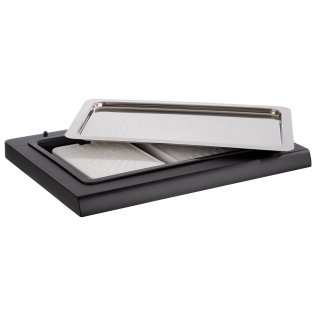 Buffetvitrine TOP FRESH schwarz 600 x 410 mm GN 1/1