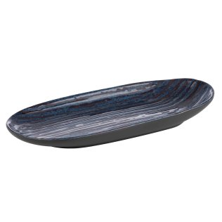 Teller LOOPS oval 28 x 13,5 cm