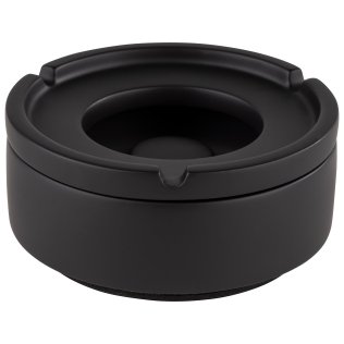 Windaschenbecher ELEMENT schwarz Ø 10,5 cm, H: 5 cm