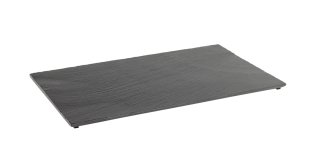 GN 1/1 Naturschieferplatte 53 x 32,5 cm Schwarz