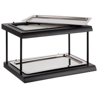 Buffetvitrine DOPPELDECKER 60 x 41 cm, H: 36 cm GN 1/1