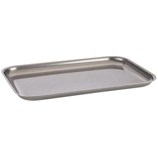 Tablett VINTAGE 32 x 21,5 cm, H: 2 cm Edelstahl