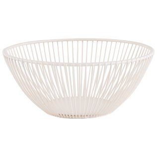 Korb SVART Ø 20 cm, H: 8 cm Whisper white