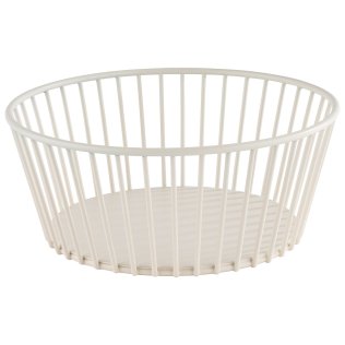 Korb URBAN Ø 20 cm, H: 8,5 cm Whisper white