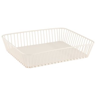 GN 1/2 Korb URBAN 32,5 x 26,5 cm, H: 7,5 cm Whisper white