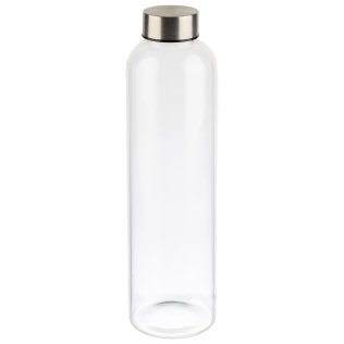 Trinkflasche Ø 7 cm, H: 26,5 cm Glas