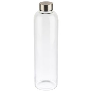 Trinkflasche Ø 7,5 cm, H: 28,5 cm Glas