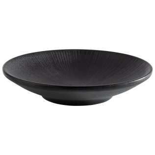 Teller NERO Ø 15 cm, H: 3 cm Schwarz