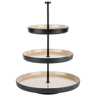 Etagère, 3-stufig FRIDA Ø 20 - 25 32 cm, H: 43 cm Edelstahl