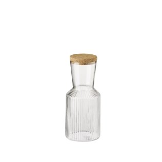 Glaskaraffe LINES Ø 9 cm, H: 19,5 0,5 Liter