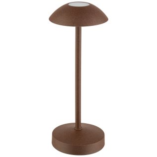 Tischleuchte ALVA Ø 8 cm, H: 20 cm Rostfarben