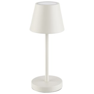 Tischleuchte MERLE MICRO Ø 8 cm, H: 20 cm Whisper white
