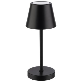 Tischleuchte MERLE MICRO Ø 8 cm, H: 20 cm Schwarz