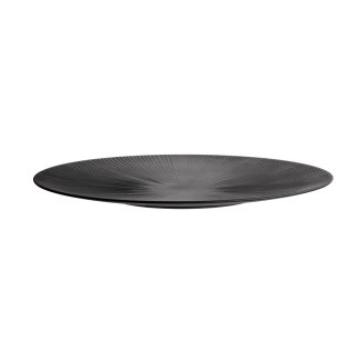 Servierplatte NERO Ø 50 cm, H: 3,5 cm Schwarz