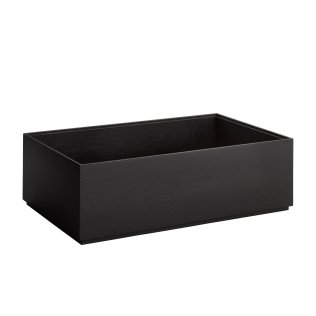 GN 1/1 Holzbox -VALO- 53 x 32,5 cm, H: 16,5 cm Schwarz