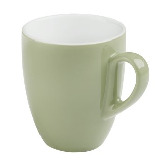 Kaffeebecher -SNUG- Ø 8,5 cm, H: 10 330 ml Grün Porzellan