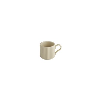 Espressotasse -THE GRID- Ø 6 cm, H: 80 ml Sand Porzellan
