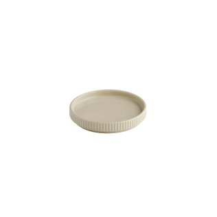 Teller -THE GRID- Ø 14 cm, H: 2,5 cm Sand Porzellan