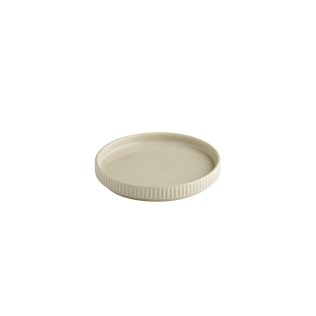 Teller -THE GRID- Ø 16 cm, H: 2,5 cm Sand Porzellan