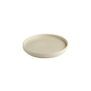 Teller -THE GRID- Ø 20 cm, H: 2,5 cm Sand Porzellan