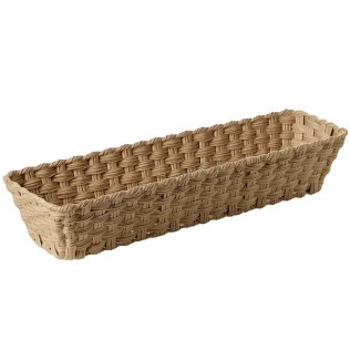 GN 2/4 Korb -TWIRL- 53 x 16,2 cm, H: 10 cm Braun