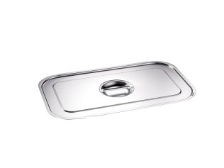 GN Deckel mit Griffmulde und Löffelaussparung für Behälter Bügelgriffen GD-BL 1/3 Edelstahl
