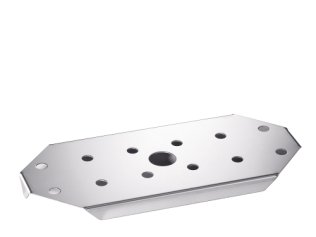 GN Einlegeboden gelocht G-ELB 1/3 256 x 116 mm Edelstahl