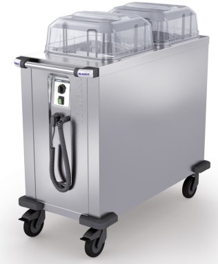 Tellerspender TS-H21 18-33 statisch beheizbar 1076 x 520 mm Edelstahl