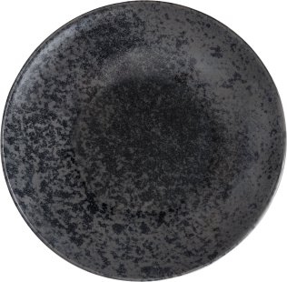 Teller tief coup 24cm Black Sandstone Porzellan