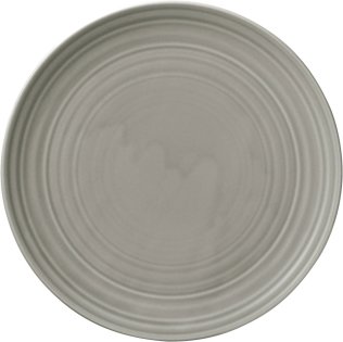 Teller fl. rund coup Struktur GRAY 26cm / COUNTRY HOUSE Porzellan