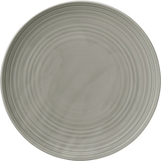 Teller flach rund coup Struktur GRAY 17cm COUNTRY HOUSE