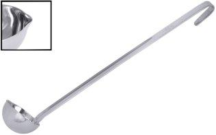 Servierkelle, fugenlos 0,02 l Edelstahl
