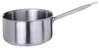 Stielkasserolle, niedrig 24 cm Edelstahl